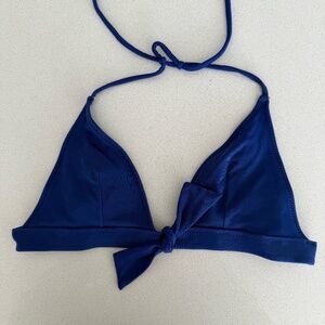 Victoria's Secret PINK Bruise Berry Triangle Bikini Top Bow Detail